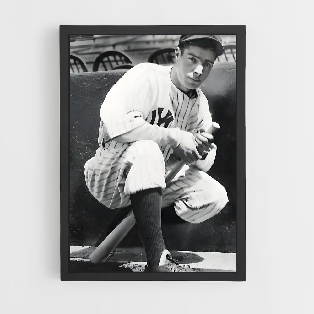 Poster Joe de dimaggio – affiche Baseball (vue 2)
